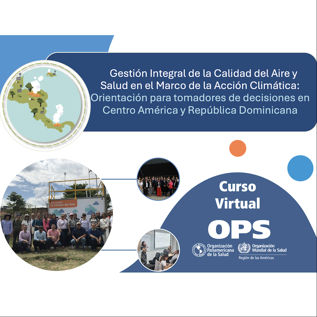 Nuevo curso del Campus Virtual aborda la gestión integral de la calidad del aire y la salud en el marco de la acción climática Nuevo curso del Campus Virtual aborda la gestión integral de la calidad del aire y la salud en el marco de la acción climática